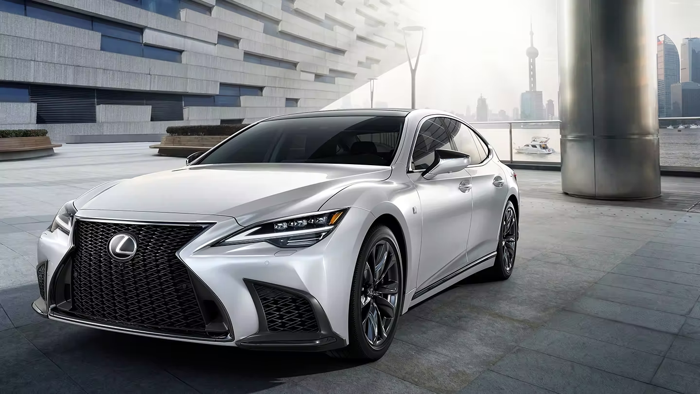 White-Lexus-LS-500-Exterior
