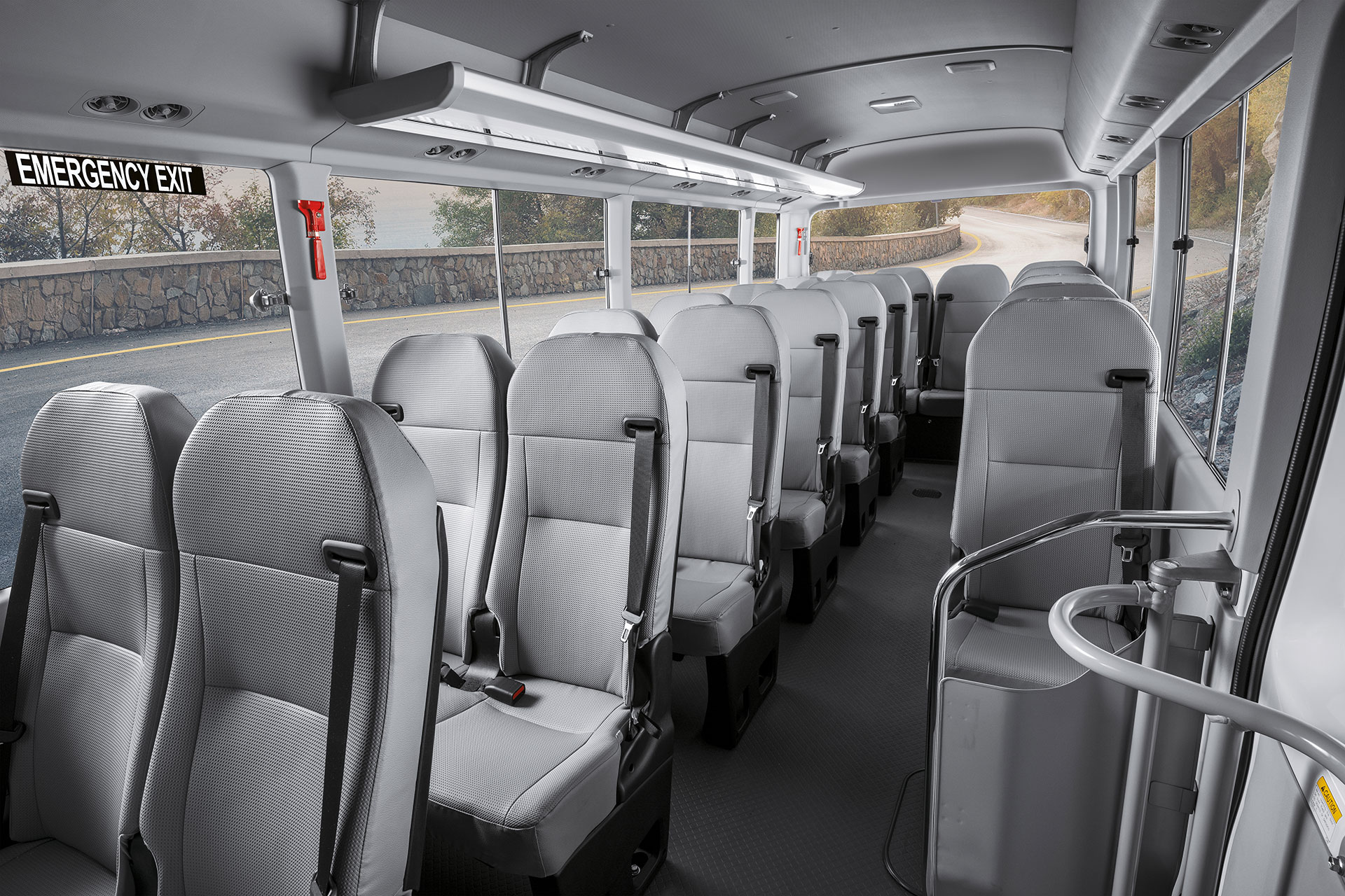 Toyota Coaster Interior View
