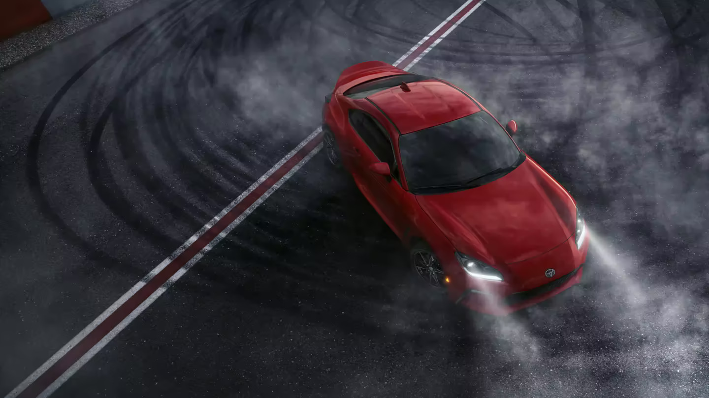 Toyota GR86 in action