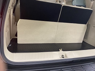 View of load area mat