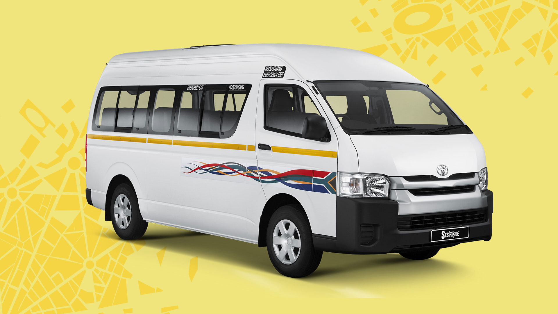 Toyota Hiace Ses’fikile captured from the front