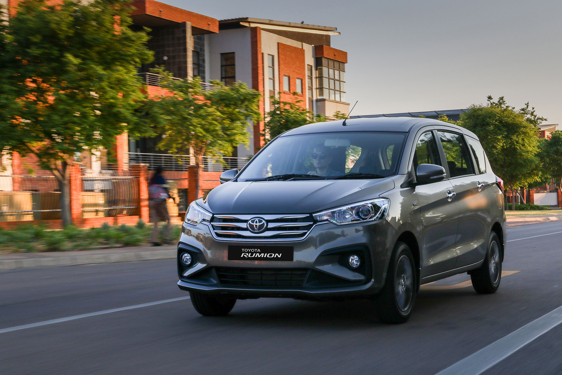 Toyota Rumion captured on the road