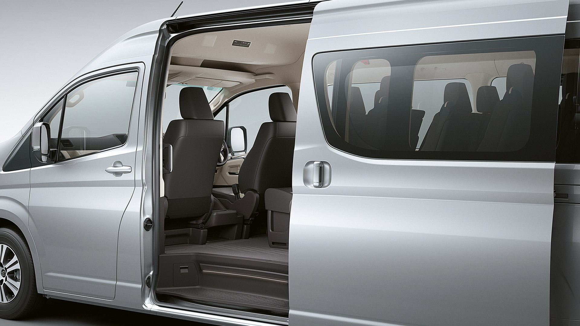 Toyota Quantum Bus side profile