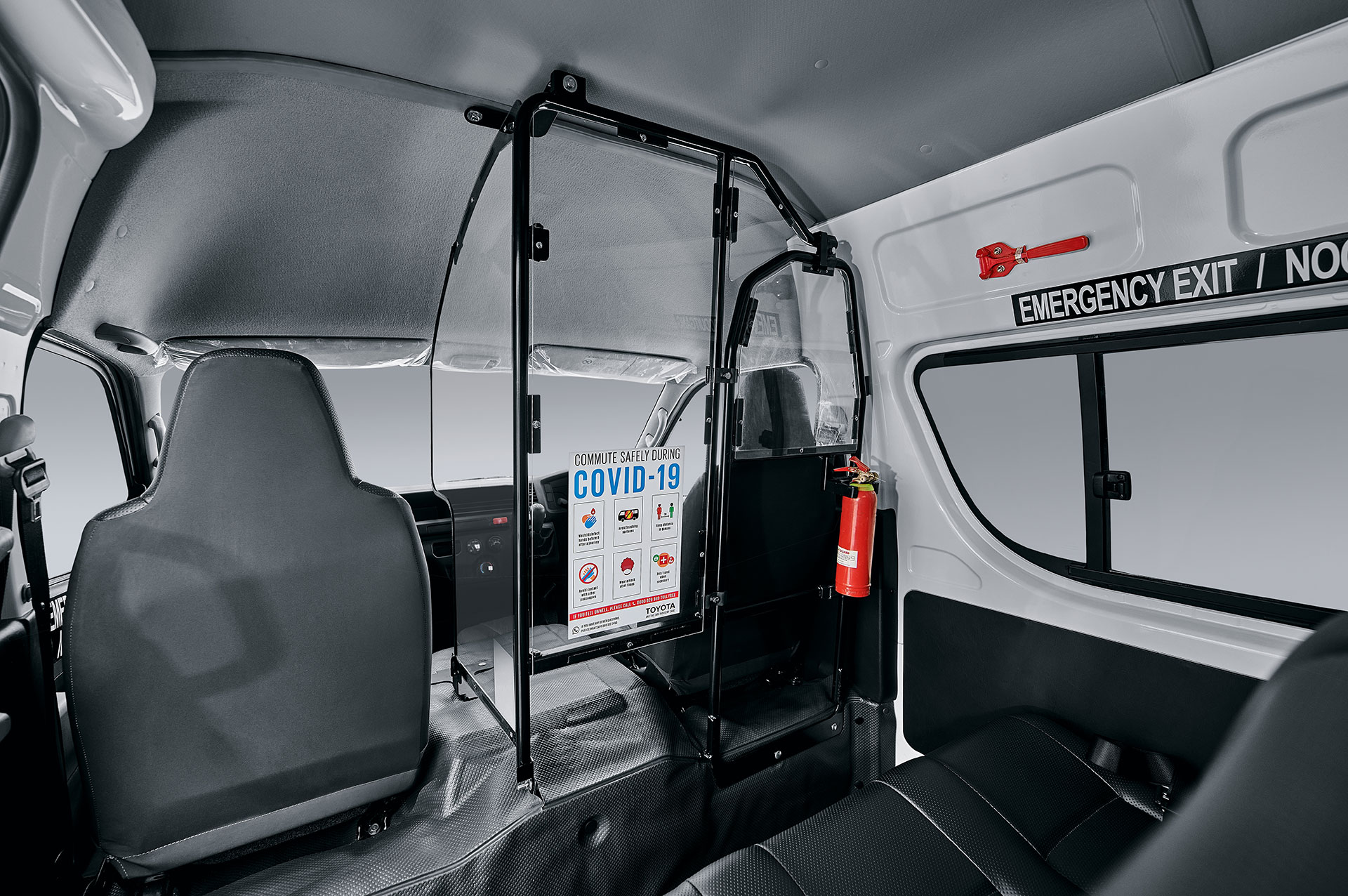Toyota Hiace Ses’fikile interior view