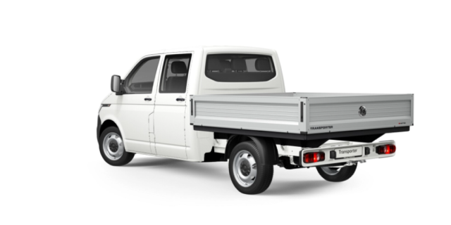 Angle Side Shot_View of VW Transporter Double Cab_146kW