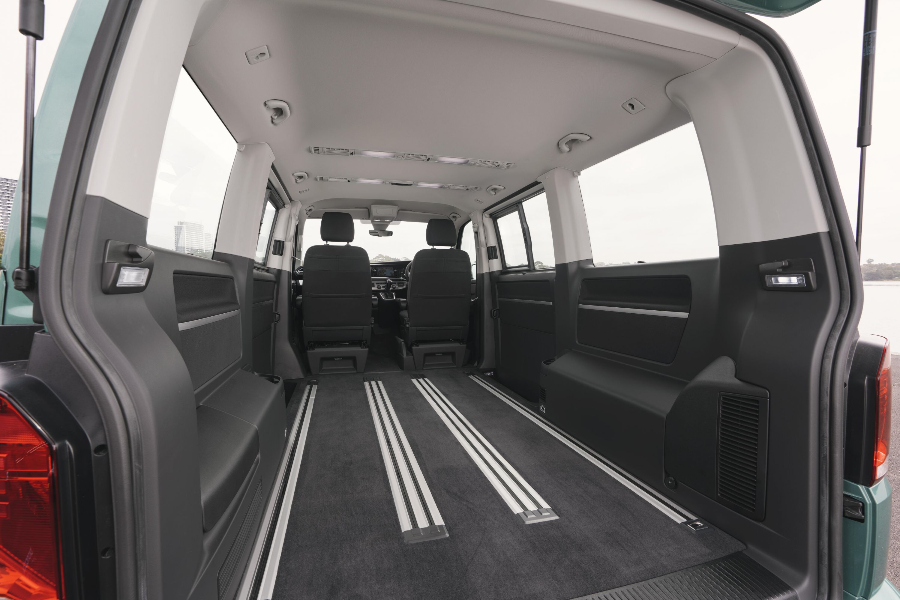 Interior view of VW Transporter