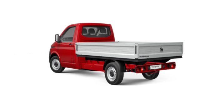 Side_angle_View of VW Transporter Single Cab