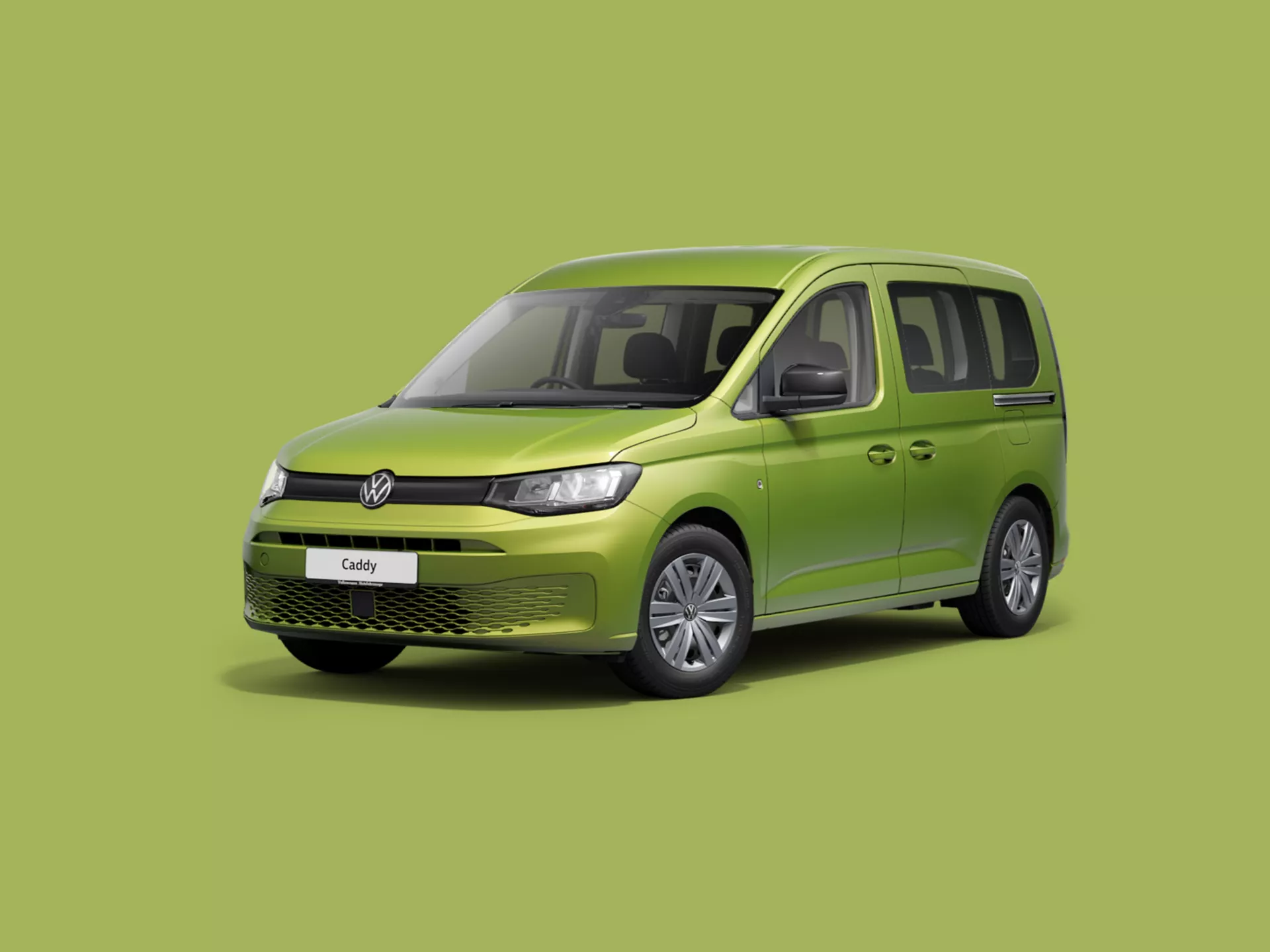 VW Caddy 5 Golden Green colour