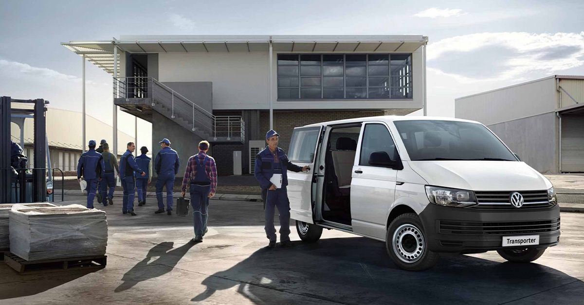 VW Transporter Panel Van_Work site