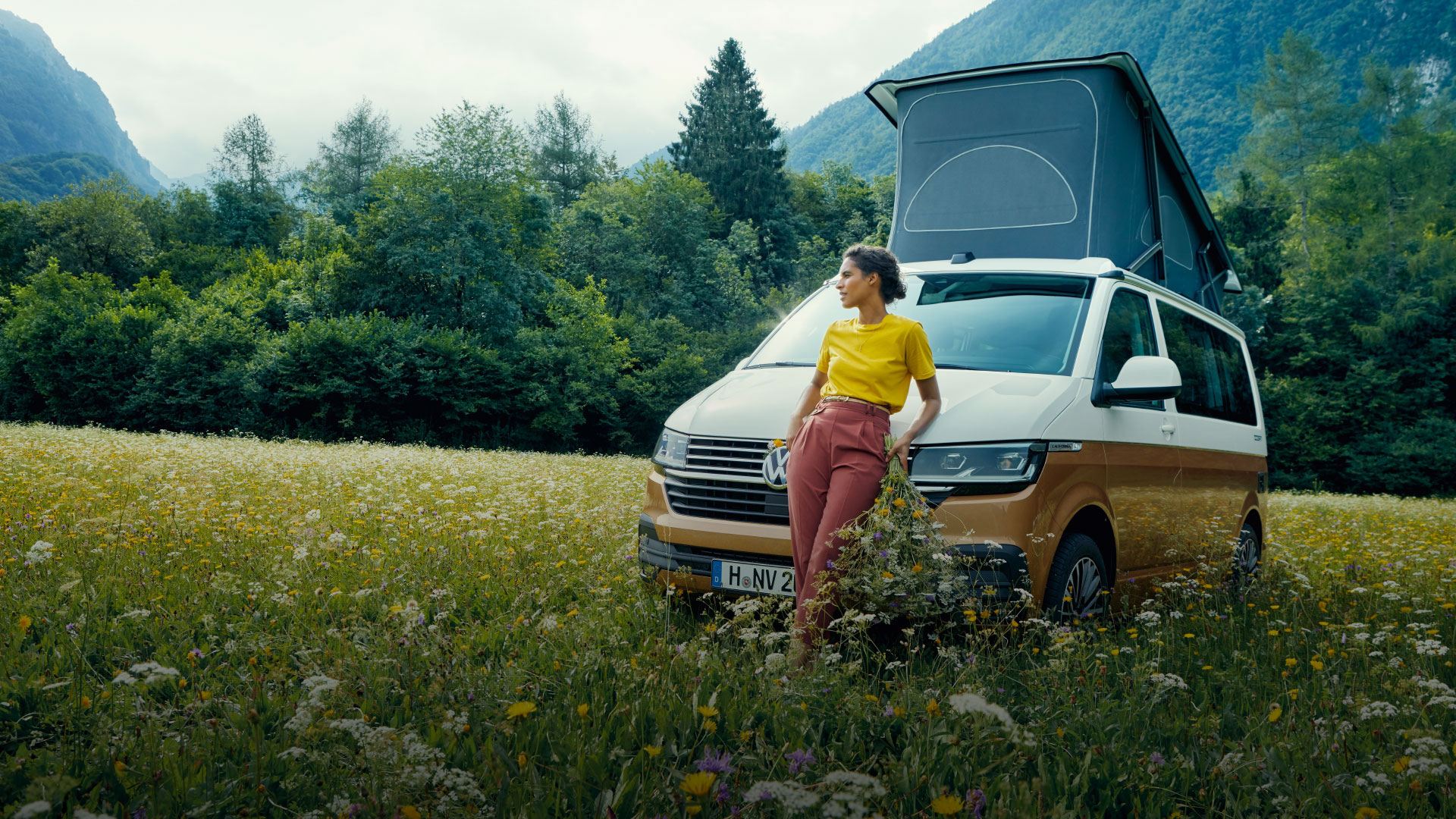 VW-Caravelle-outside-in-nature